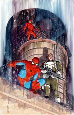 Peralta, Germán - SPIDER-MAN/PUNISHER/DAREDEVIL Illustration