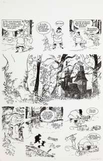 Martin (Thierry) | Le Roman de Renart, planche n°26 à l’encre de… | Millon