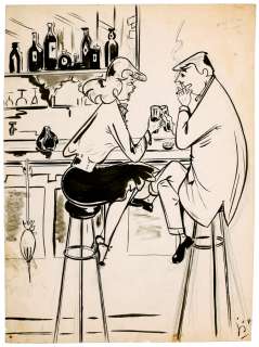 Sempé | Illustration à l’encre de Chine représentant un… | Millon