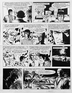 VANCE William  - Bob Morane  - Planche 7 de l’album Panne sèche Ã  Serado édité [...] | Vermot et Associés