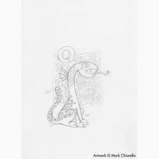 Mark Chiarello - ‘Q’QUESTING BEAST Pencils