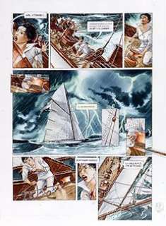 Dubois, Christophe - Original plate (p.47)  - La ballade de Magdalena volume 1  - La stratégie du poisson-flÃ»te  - (2011)