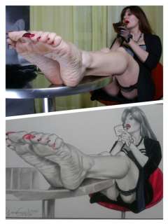 Casotto, Giovanna | original drawing  - â€œAutoritratto feticistaâ€  - (2016) | Catawiki