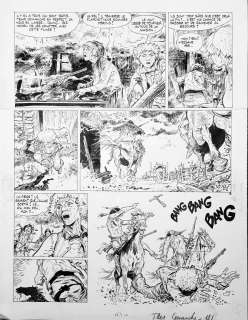 HERMANN  - Comanche  - Planche 12 de l‘album Furie Rebelle édité au Lombard en 1976 [...]