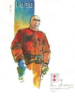 Lot 195 - Bajram. Dessin original dédicacé Cryozone