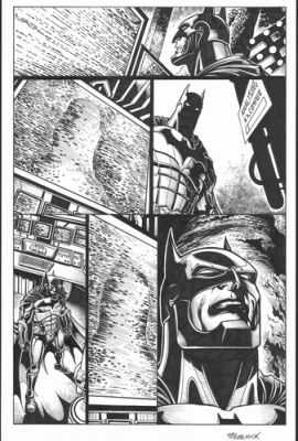 TOM DERENICK SIGNED 2013 BATMAN IN BATCAVE ORIGINAL ART! FREE SHIPPING! | eBay US