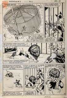 Greg Larocque Joe Albelo - Avengers #223 Pg 14 (Marvel, 1982) Early Taskmaster