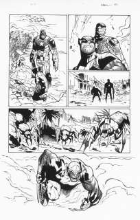 Humberto Ramos | 2013 A + X #9 P.4 | Tri-State Original Art