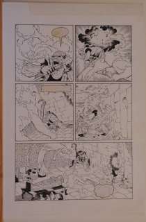 Rags Morales , Ken Branch | Rags Morales / Ken Branch Original Art, Geomancer #3, Pg17,11"X17". 1995 | ComicArtFans Classifieds