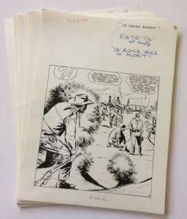 Marcello, Raphael Carlo | 16x original plates  - Rin Tin Tin e Rusty no. 78  - Le convoi maudit  - (1966) | Catawiki