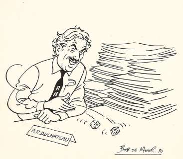 De Moor (Bob) | Illustration à l’encre de Chine représentant le… | AZ auction