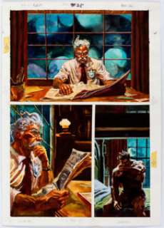 Daniel Brereton Legends of the World’s Finest Vol. 1 Page 25 Original Art (DC, 1994). Brereton takes a fine-art - | Heritage