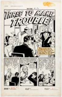 Robert Webb Our Secret #7 Complete 5-Page Story Original Art (Superior, 1950). A fascinating history behind - | Heritage