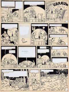 De Moor (Bob) | Johan et Stephan, planche n°6 à l’encre de… | AZ auction