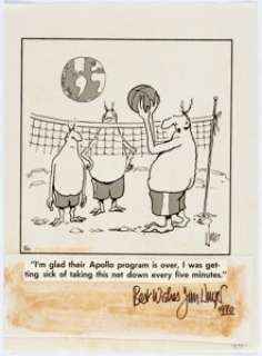 Jim Unger Herman Daily Comic Strip Original Art Group of 4 (Universal Press Syndicate, 1975).  These amusing - | Heritage