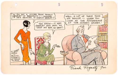 Gus Mager & Others Francis Greeley Collection Sketches Original Art Group of 7 (c. 1930s). Francis Greeley -