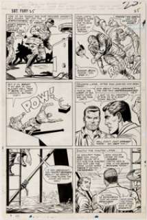Dick Ayers and John Tartaglione Sgt. Fury and His Howling Commandos #25 Page 19 Original Art (Marvel, 1965). - | Heritage
