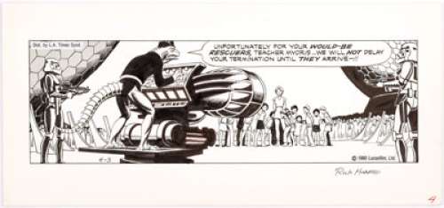 Russ Manning Star Wars Daily Comic Strip Original Art dated 4-3-80 (L.A. Times Syndicate, 1980). Impressive - | Heritage