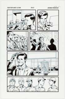 Josh Adams and Marc Deering Doctor Who V3#5 Story Page 5 Original Art (IDW, 2013). The Doctor finds a way to -