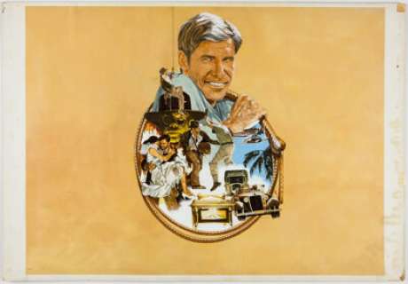 Ron Fenton Raiders of the Lost Ark UK Re-release Unpublished Movie Poster Art Original Art (1982). Indiana - | Heritage