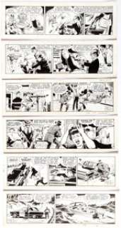 Al McWilliams Davy Jones Daily Comic Strip Original Art Group of 11 (United Feature Syndicate, 1965). Beautiful - | Heritage