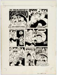 Skip Williamson Bijou Funnies #6 Complete 1-Page Story Original Art (Kitchen Sink Press, 1971). Underground - | Heritage