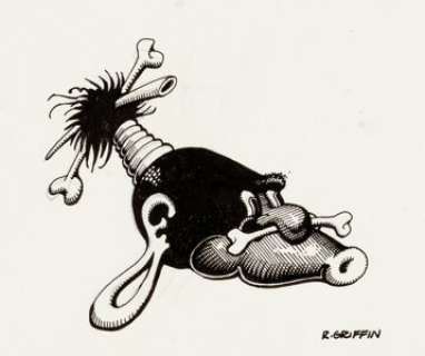 Rick Griffin Tribal Portrait Original Art (c. 1970s).... | Heritage