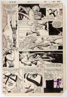 Al Milgrom, Geof Isherwood, and Vince Colletta Spectacular Spider-Man #100 Story Page 35 Original Art (Marvel, 198... | Heritage