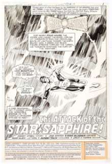 Joe Staton and Frank McLaughlin Green Lantern #129 Splash Page 1 Original Art (DC, 1980).... | Heritage