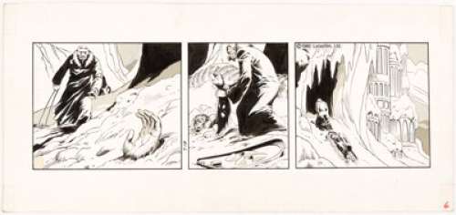 Rick Hoberg and Dave Stevens Star Wars Daily Comic Strip Art dated 7-19-80 (L.A. Times Syndicate, 1980).... | Heritage