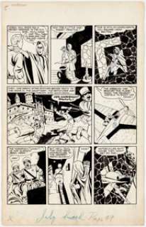 Quality Comics Artist Smash Comics #34 Story Page 5 Marksman Original Art (Quality Comics, 1942).... | Heritage
