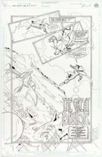 Craig Rousseau and Dick Giordano Adventure Comics 80-Page Giant #1 Splash Page 2 Original Art (DC, 1998)....