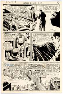 Irv Novick and Dick Giordano Batman #217 Story Page 5 Original Art (DC, 1969).... | Heritage