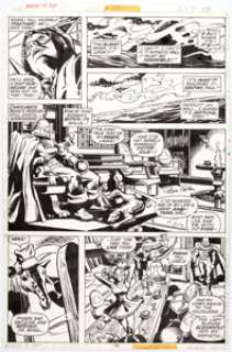 Gene Colan and Klauss Janson Howard the Duck #17 Story Page 9 Original Art (Marvel, 1977). Sat comfortably in his - | Heritage