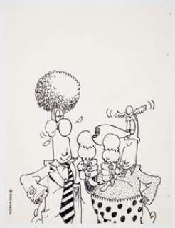 Don Martin Double Dips Preliminary Cover Original Art (c. 1990).... | Heritage