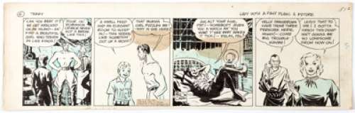 Milton Caniff Terry and the Pirates Comic Strip Original Art dated 2-29-36 (Chicago Tribune-NY News Syndicate, 193... | Heritage