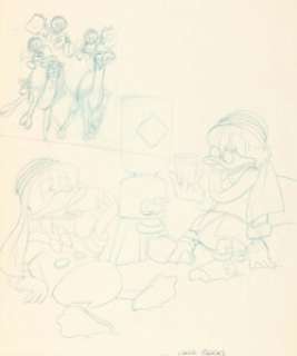 Carl Barks Uncle Scrooge #55 Cover Preliminary Original Art (Gold Key, 1965).... (Total: 2 Items) | Heritage