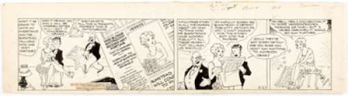 Chic Young Blondie Daily Comic Strip Original Art dated 11-27-33 (King Features Syndicate, 1930).... | Heritage