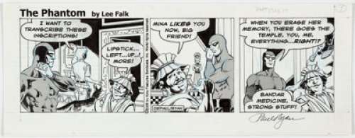Paul Ryan The Phantom Daily Comic Strip Original Art dated 6-08-09 (King Features Syndicate, 2009).... | Heritage