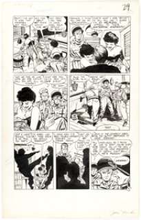 Mike Sekowsky Joe Yank #13 Story Page 4 Original Art (Pines Comics, 1953)....