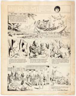 Bob Lubbers Kemi of Ancient Egypt Tryout Sunday Comic Strip Original Art (1950).... | Heritage