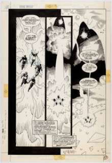 Mike Mignola and Carlos Garzon Cosmic Odyssey #4 Story Page 24 Original Art (DC, 1988).... | Heritage