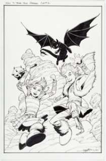 Aaron Lopresti How to Train Your Dragon #2 Unpublished Splash Page Original Art (Ape Entertainment, 2012)....