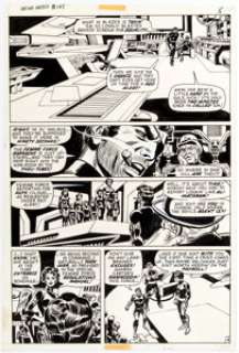 Gil Kane and John Romita Sr. Captain America #145 Page 4 Original Art (Marvel, 1972).... | Heritage