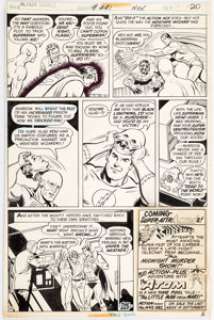 Curt Swan and Bob Oksner Action Comics #441 Story Page 14 Original Art Panel Page (DC, 1974).... | Heritage