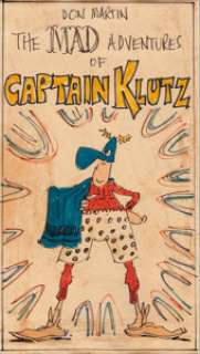 Don Martin The MAD Adventures of Captain Klutz Paperback Cover Unused Preliminary Concept Original Art (c. 1967-74... | Heritage