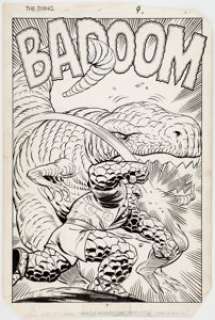 Ron Wilson and Kim DeMulder The Thing #31 Splash Page 7 Original Art (Marvel, 1986).... | Heritage