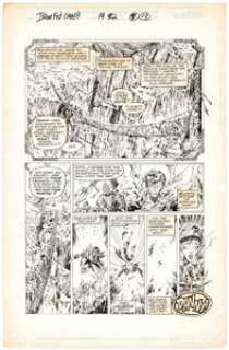 - Robert Brown and Rey Garcia Iron Fist #2 Story Page 13 Original Art (Marvel, 1996)....