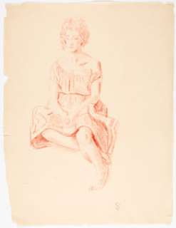 Robert Fawcett - Life Sketches Original Art Group of 5 (c. 1961).... (Total: 5 Original Art) | Heritage