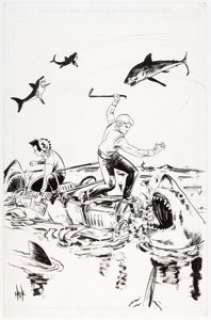  - Robert Hack Archie vs. Sharknado #1 Variant Cover C Original Art (Archie Comics, 2015)....